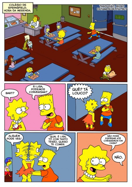Bart e Liza - Sexo na escola - HQ